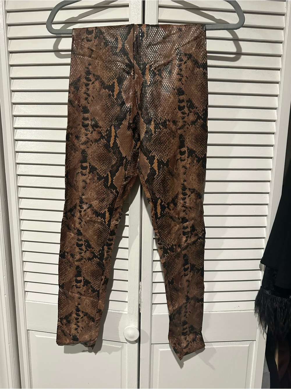 Commando Brown Snake-Print Leggings